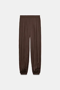 SATIN EFFECT BALLOON PANTS