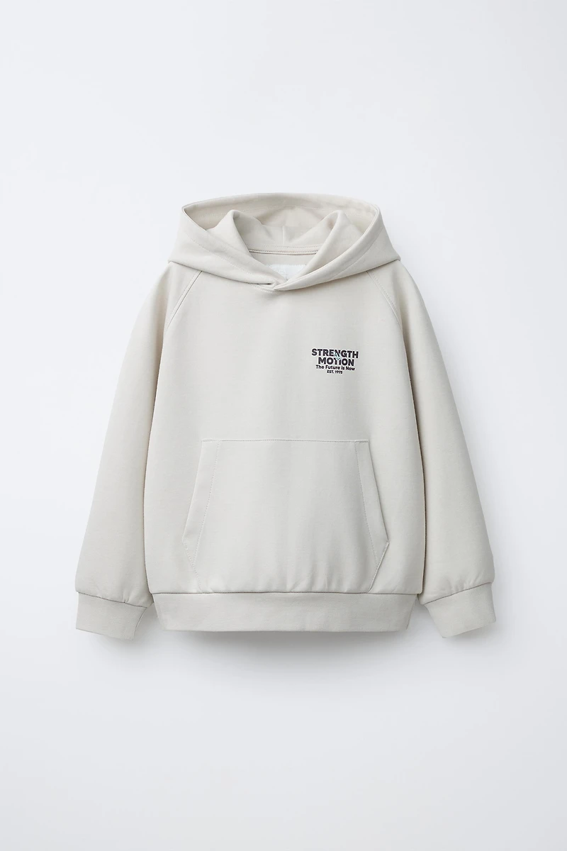 INTERLOCK SWEATSHIRT AND JOGGER SET