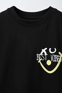 GRAFFITI TEXT T-SHIRT
