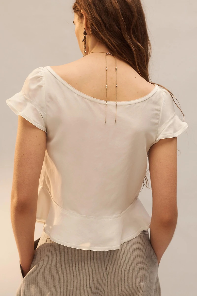 TOP ROMANTIQUE À BOUTONS LIMITED EDITION