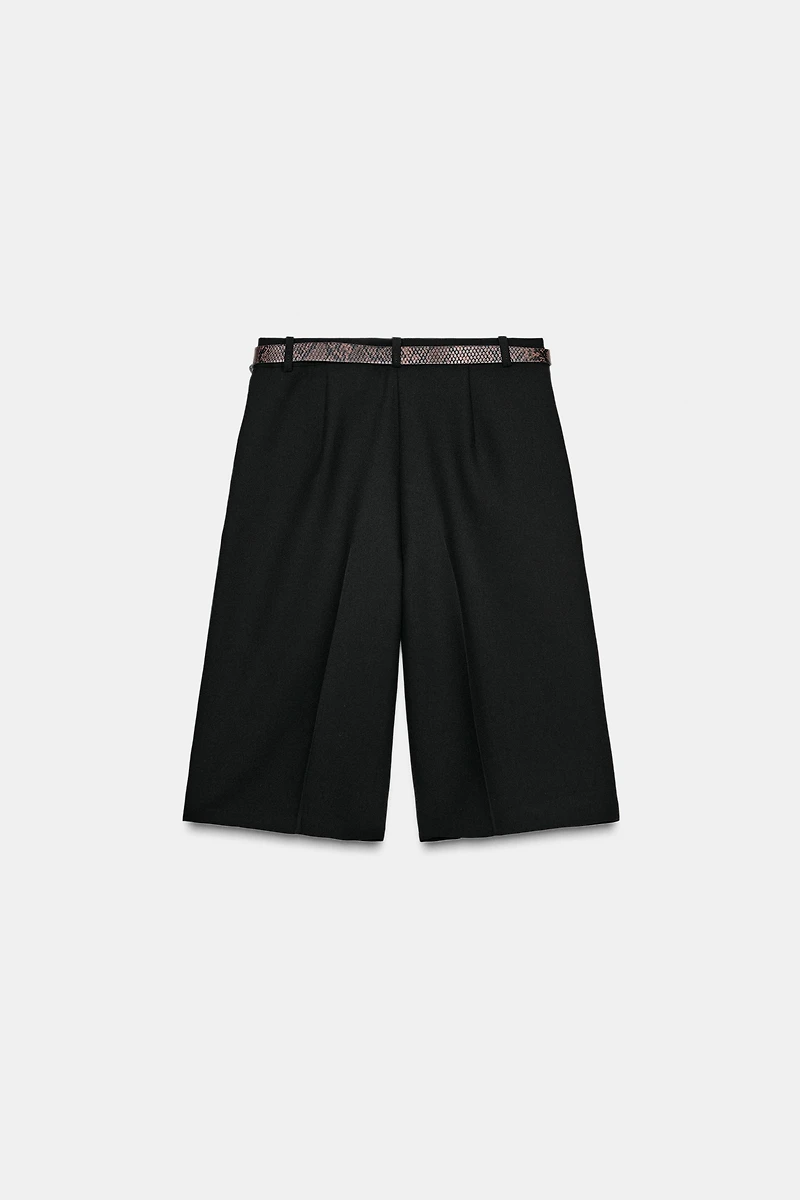LONG SHORTS WITH BELT