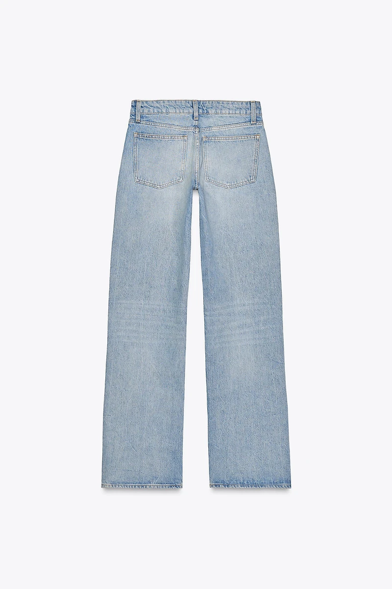 TRF LOW-RISE WIDE LEG JEANS