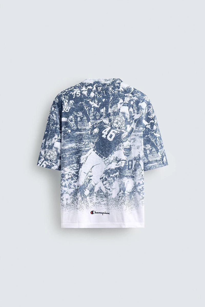 T-SHIRT IMPRIMÉ FOOTBALL AMÉRICAIN CHAMPION ® X ZARA