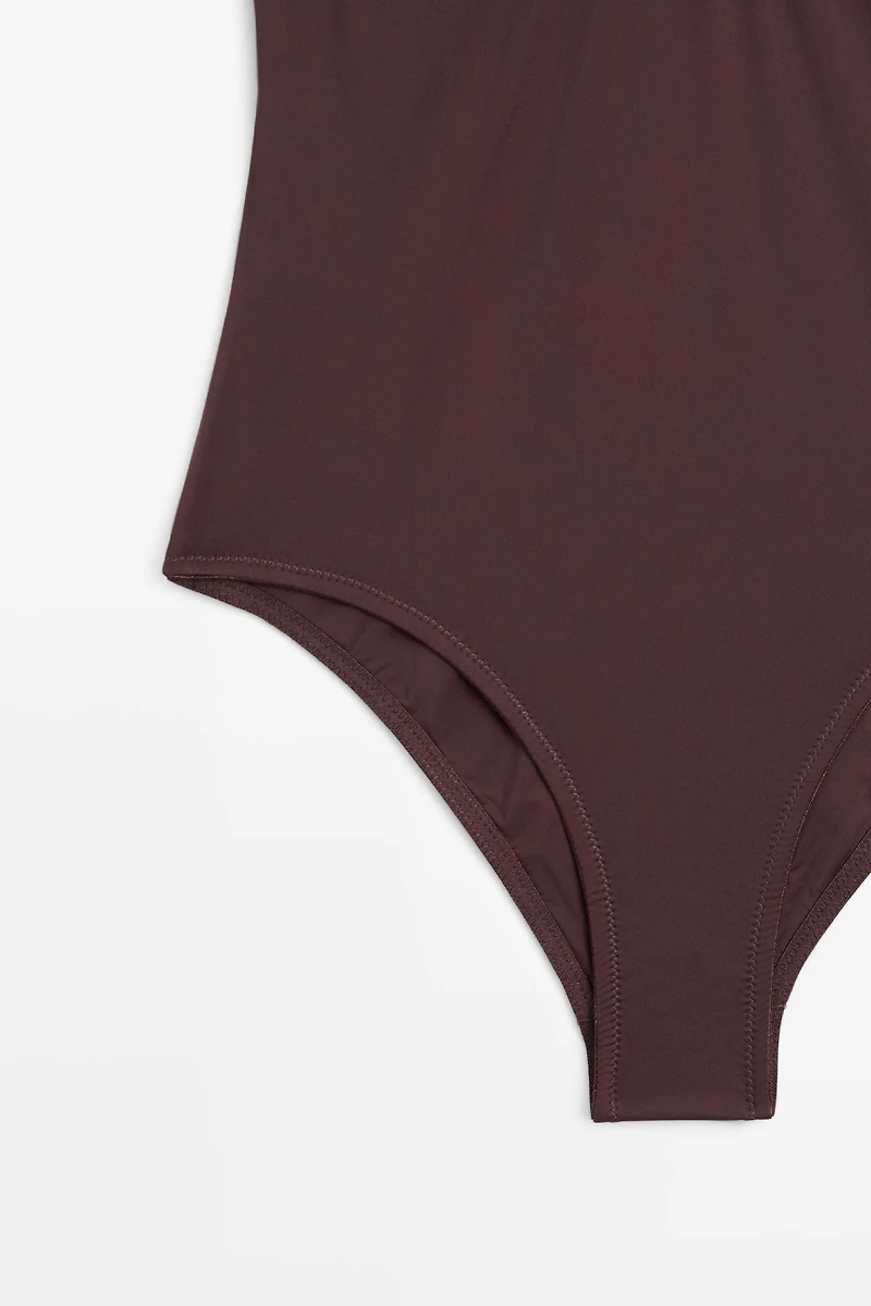 Swimsuit with gathered detail