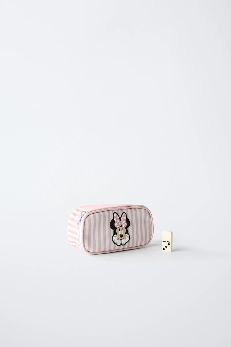 MINNIE MOUSE © DISNEY STRIPED PENCIL CASE
