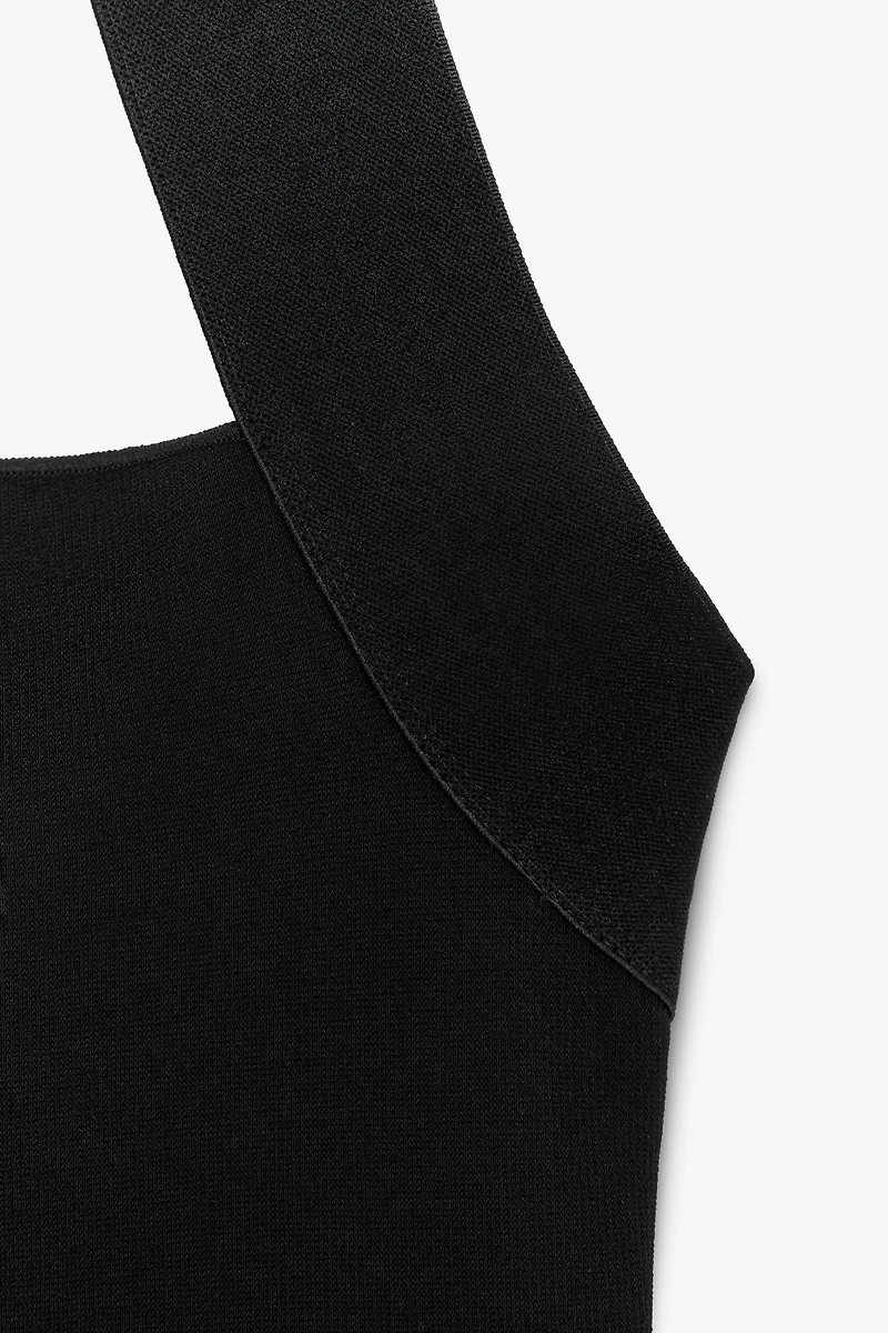 STRETCH HALTER TOP