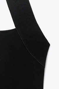STRETCH HALTER TOP