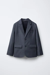TEXTURED SUIT JACKET
