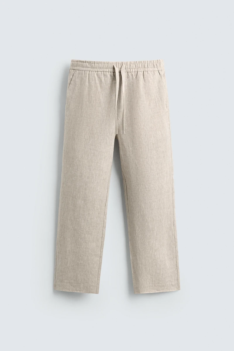 PANTALON RELAXED FIT 100% LIN