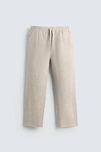 PANTALON RELAXED FIT 100% LIN