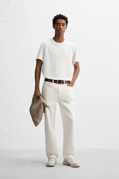STRAIGHT ANKLE FIT JEANS