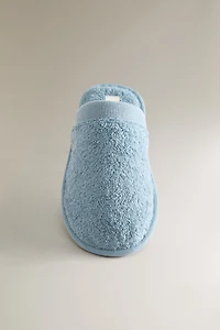 CHILDREN'S BATHROOM TERRY CLOTH MULE SLIPPERS