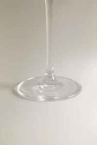 VERRE FLÛTE CRISTALLIN RELIEF