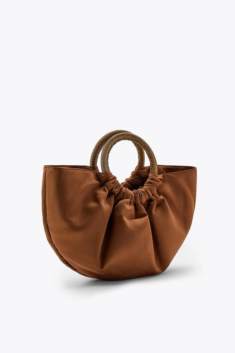 SAC ÉVENTAIL BRODERIES FLEURS OISEAUX
