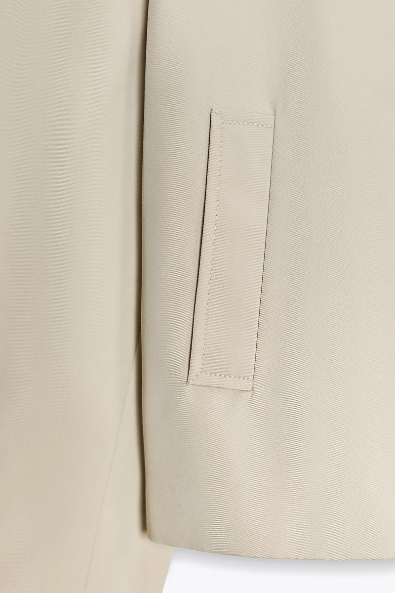 ZW COLLECTION SHORT TRENCH COAT