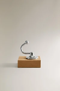 SHINY SILVER WALL HOOK