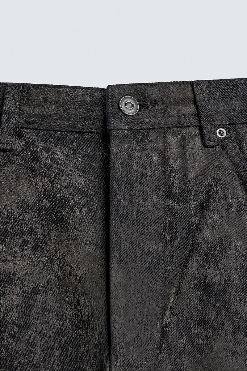 JEAN STRAIGHT FIT JACQUARD ABSTRAIT