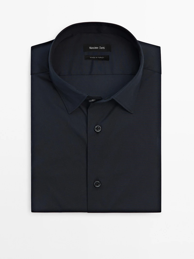 Slim fit stretch shirt