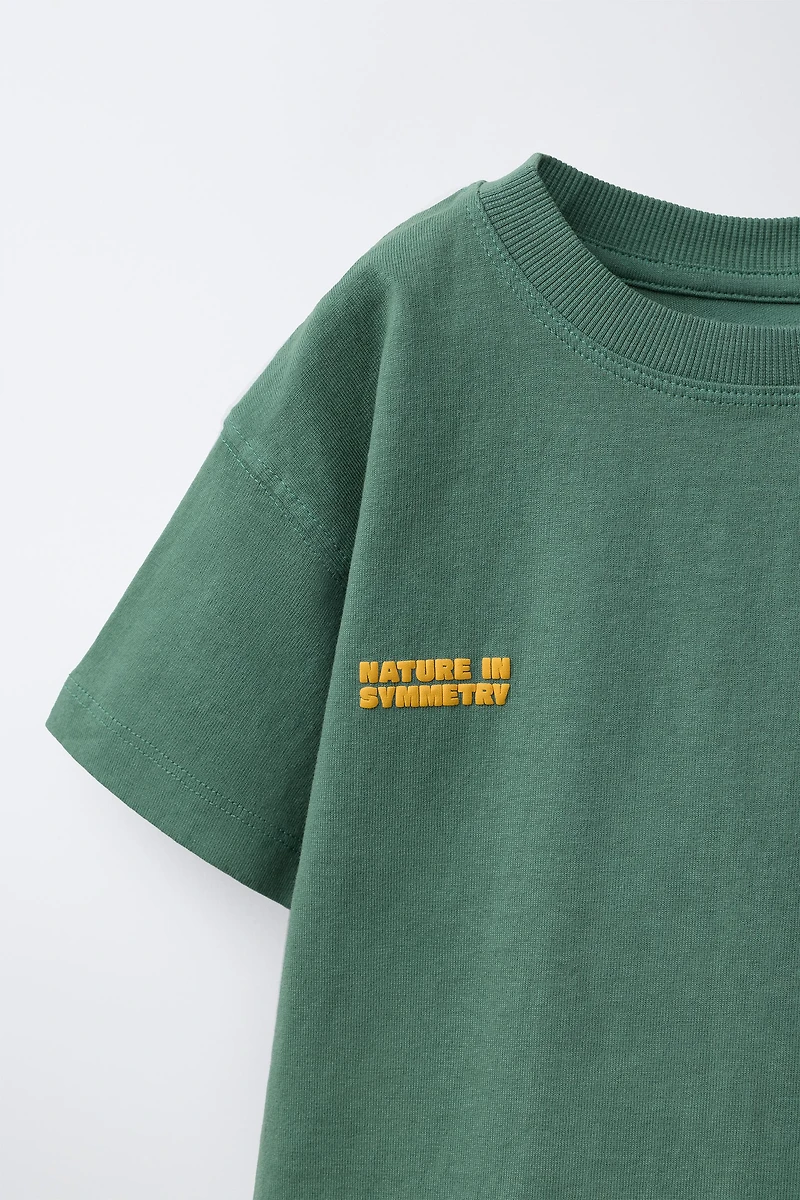 GARMENT DYE PRINTED T-SHIRT