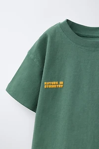 GARMENT DYE PRINTED T-SHIRT