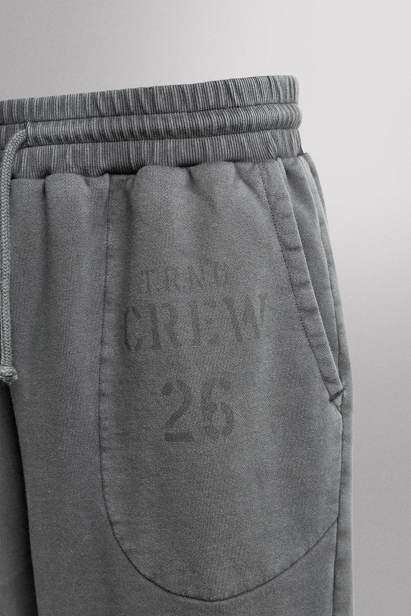 WASHED TRAINING JOGGER SHORTS