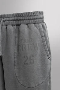 WASHED TRAINING JOGGER SHORTS