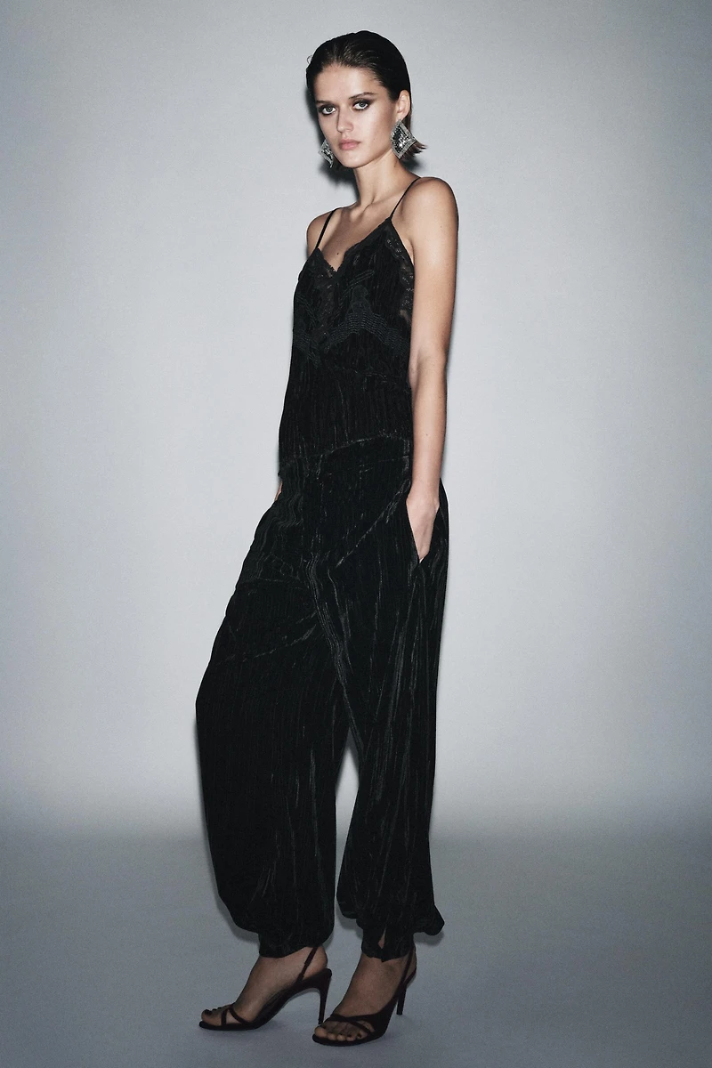 PANTALON BOMBACHO VELOURS ZW COLLECTION