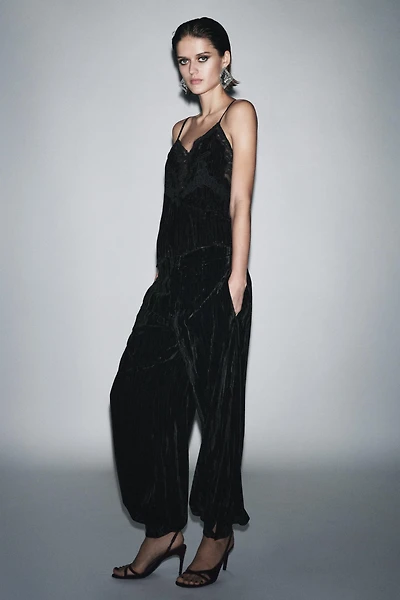 PANTALON BOMBACHO VELOURS ZW COLLECTION