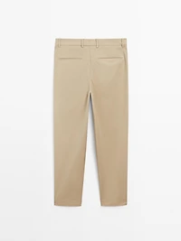 Relaxed-fit trousers with dart detail