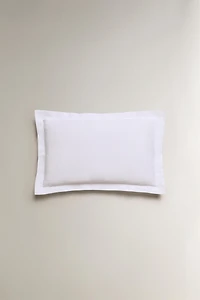 COTTON PIQUÉ THROW PILLOW COVER