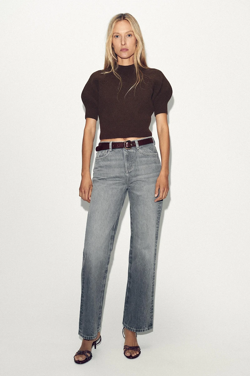RIB KNIT SWEATER