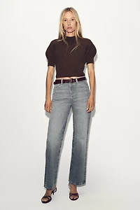 RIB KNIT SWEATER