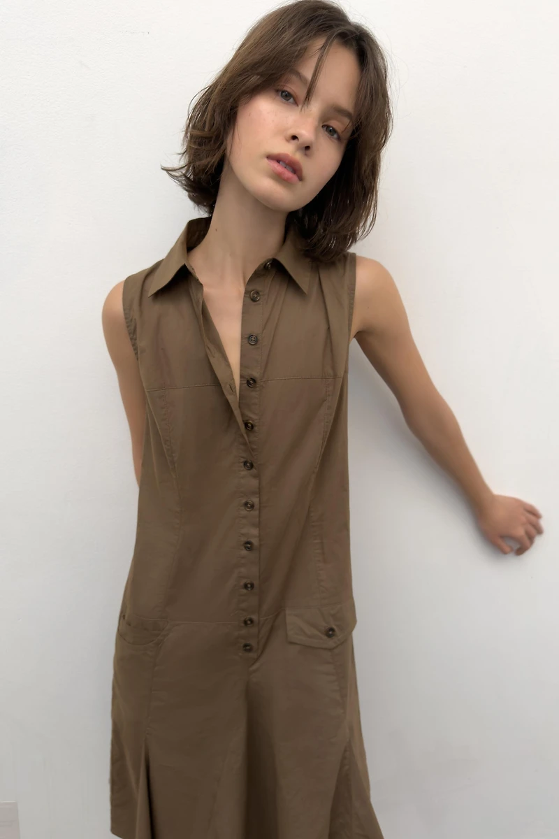 MIDI SHIRTDRESS