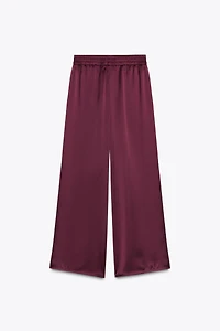HIGH-WAISTED SLIM PANTS