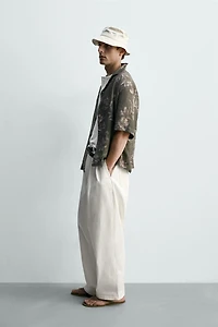 RELAXED FIT FLORAL PRINT SHIRT