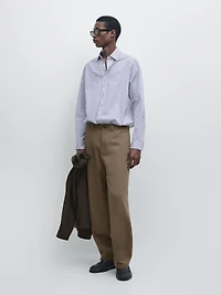 Chemise rayures 100 % coton