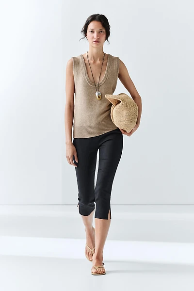 Lightweight linen blend pants