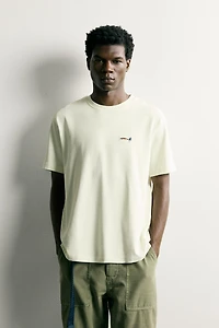 RELAXED FIT HOOK EMBROIDERY T-SHIRT