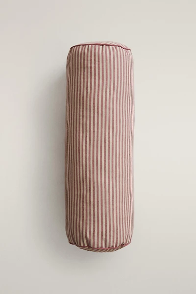 STRIPED BOLSTER PILLOW