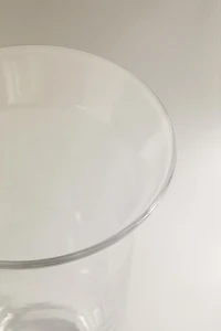 FLARED GLASS VASE
