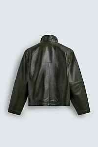 LEATHER POCKET JACKET