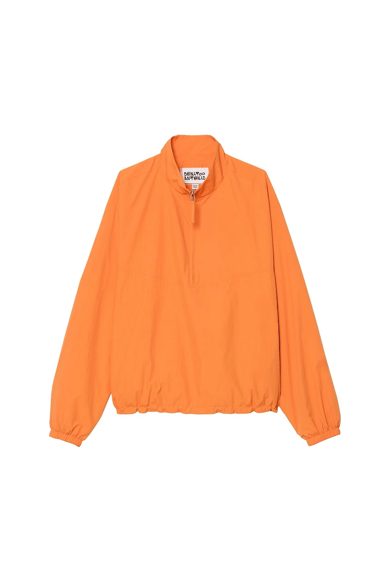 RELAXED FIT WINDPROOF POUCH POCKET JACKET