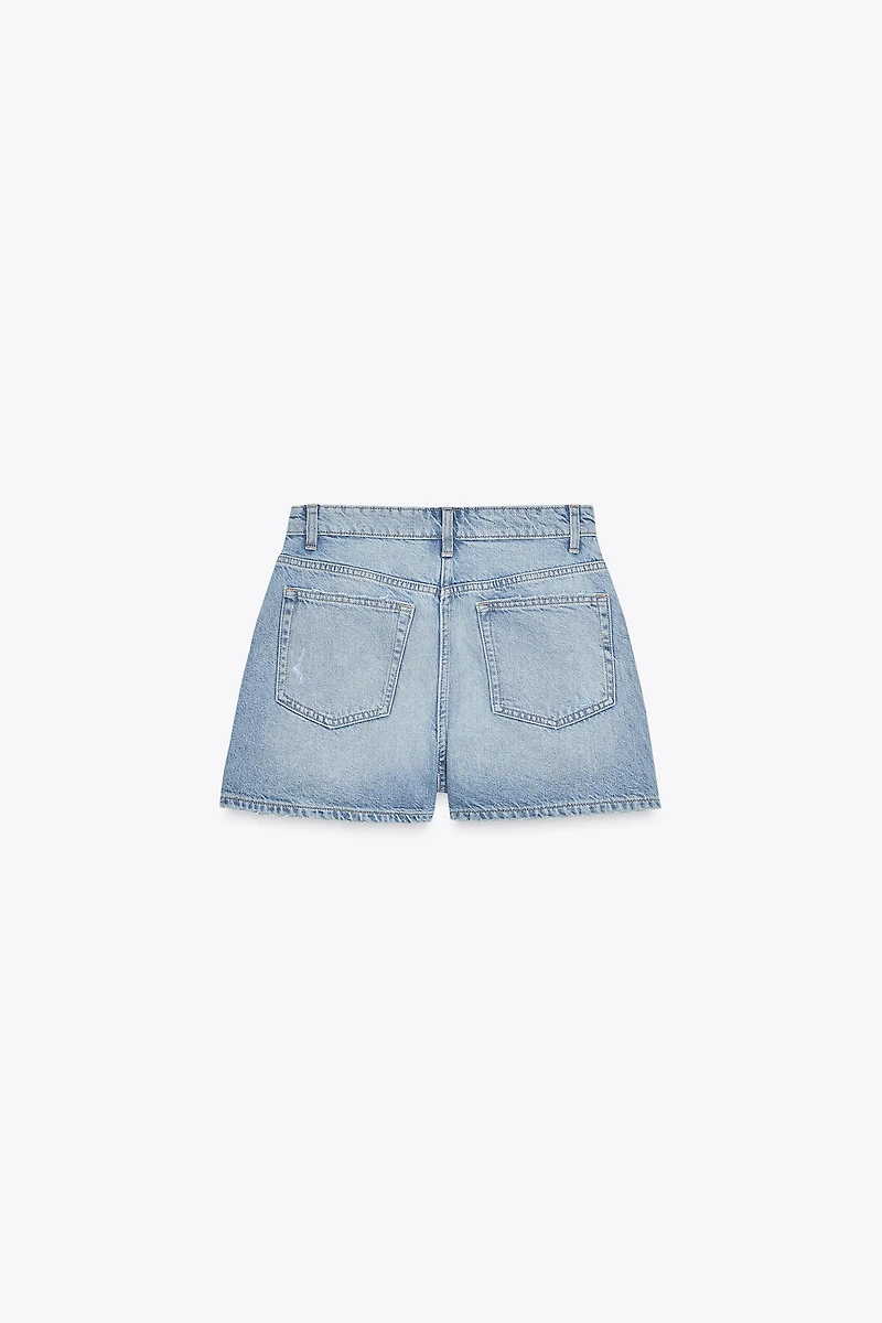 JUPE-CULOTTE EN JEAN TRF