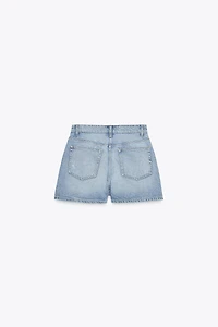 JUPE-CULOTTE EN JEAN TRF