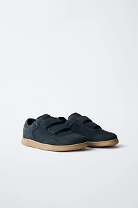 BAREFOOT SPLIT LEATHER SNEAKERS