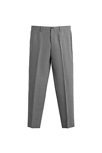 SLIM FIT STRUCTURED SUIT PANTS