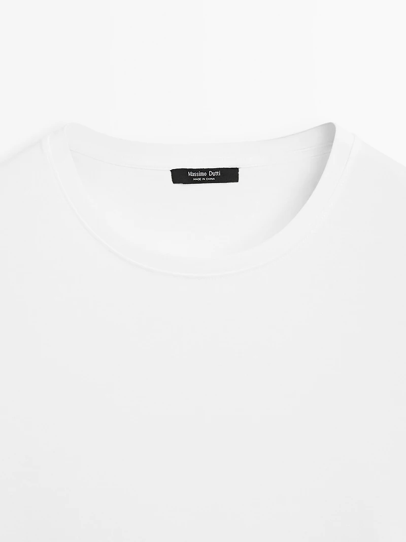 T-shirt 100 % coton mercerisé