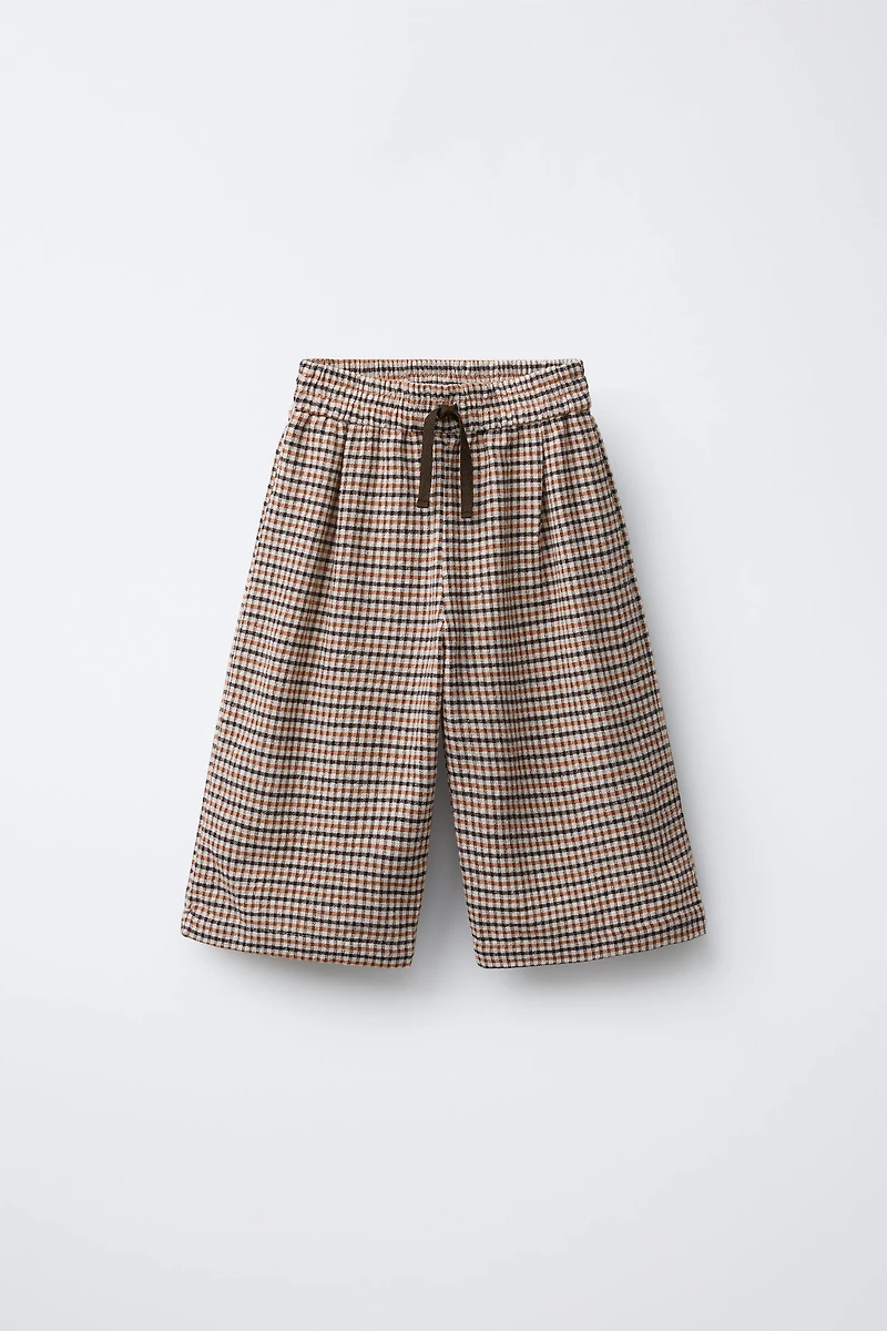 PLAID CULOTTES