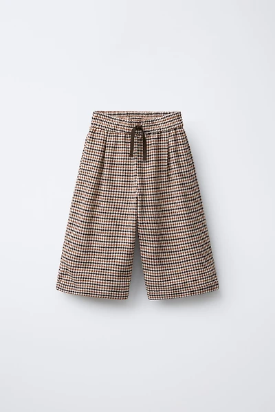 PLAID CULOTTES