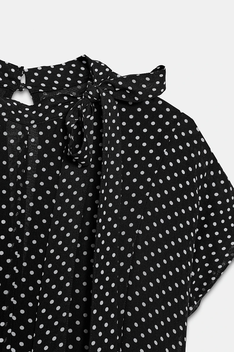 ZW COLLECTION POLKA DOT MIDI DRESS